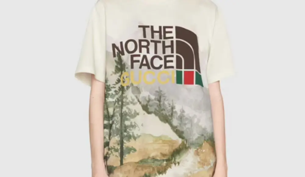 Alternative view of Áo Gucci x The North Face T-Shirt ‘Trail Print’ 672475-XJDS8-3466