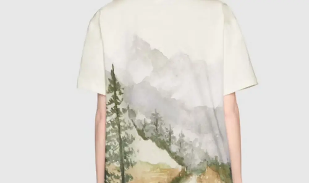 Áo Gucci x The North Face T-Shirt ‘Trail Print’ 672475-XJDS8-3466 - Ảnh 3
