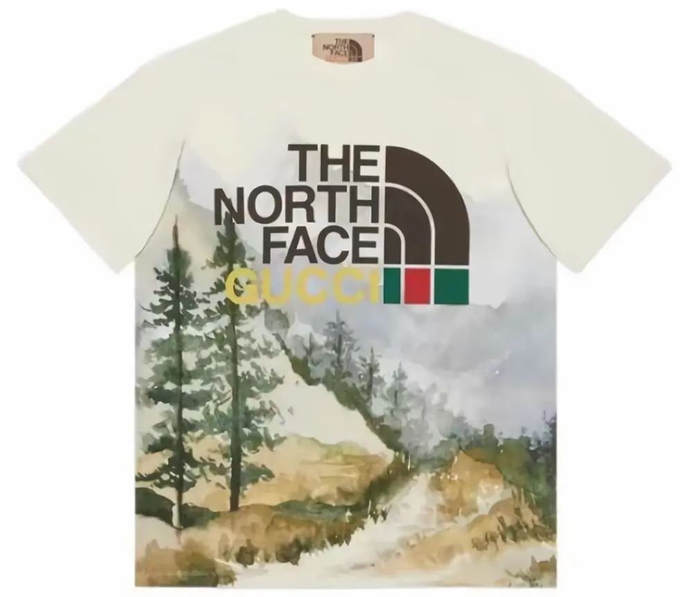 Áo Gucci x The North Face T-Shirt ‘Trail Print’ 672475-XJDS8-3466