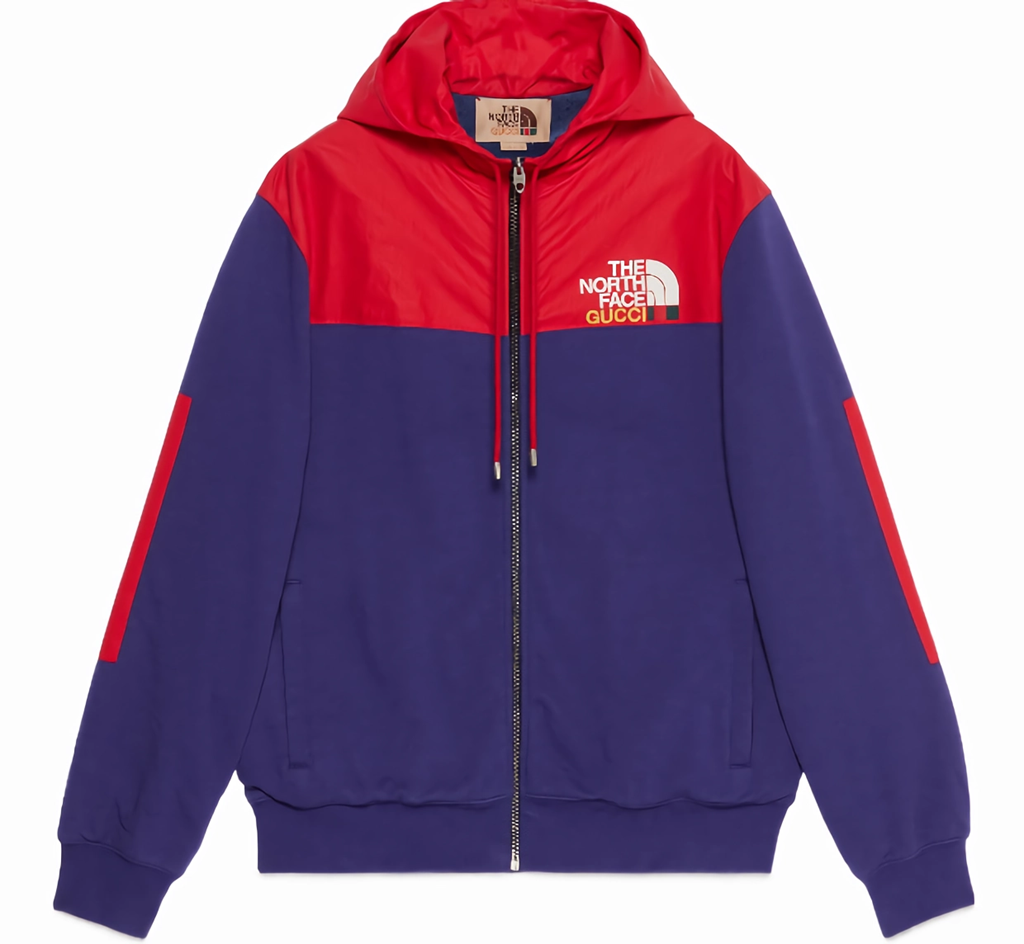 Áo Gucci x The North Face Zip Jacket ‘Blue Red’ 671462-XJDRN-4453