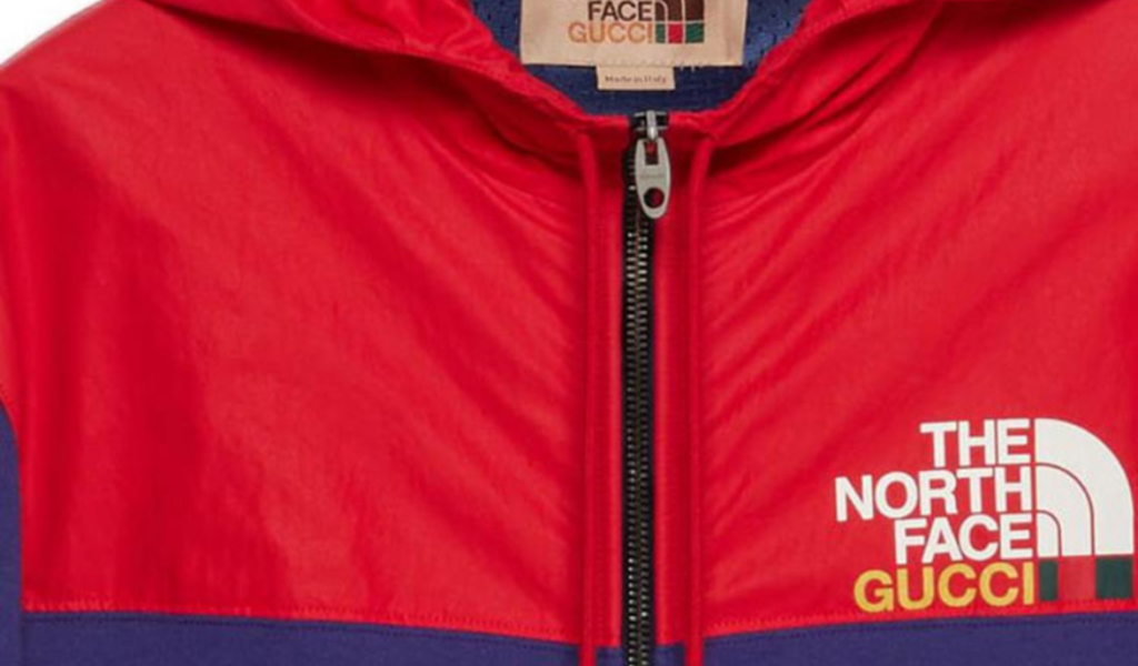 Áo Gucci x The North Face Zip Jacket ‘Blue Red’ 671462-XJDRN-4453 - Ảnh 4