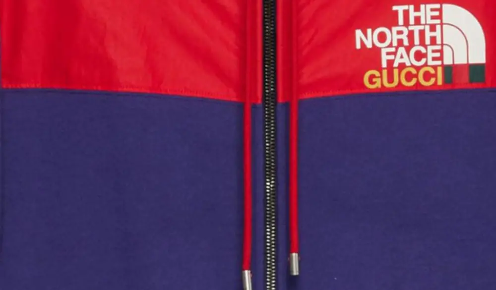 Alternative view of Áo Gucci x The North Face Zip Jacket ‘Blue Red’ 671462-XJDRN-4453