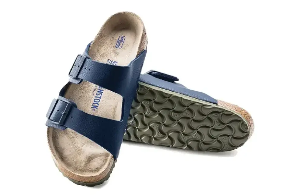 Dép Birkenstock Arizona Soft Footbed Birko-Flor Regular Fit 1019596 - Ảnh 3