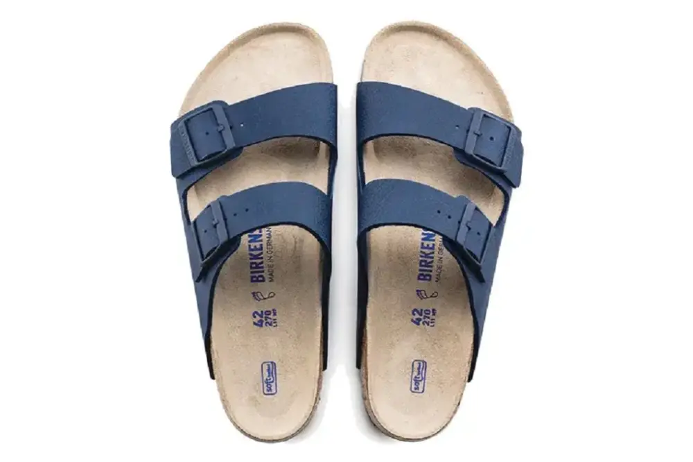 Alternative view of Dép Birkenstock Arizona Soft Footbed Birko-Flor Regular Fit 1019596