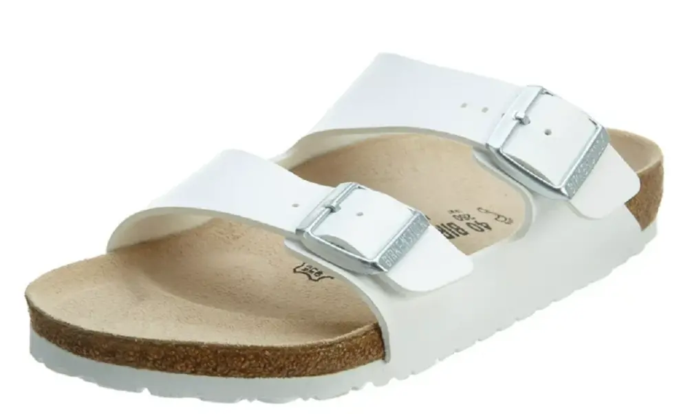 Dép Birkenstock Arizona Reg White 0051731 - Ảnh 4
