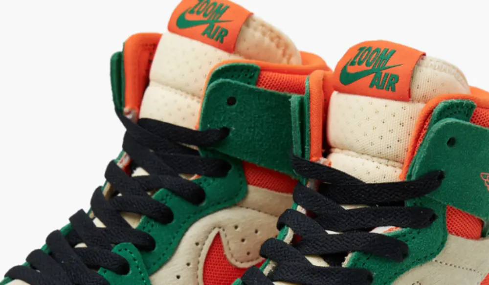Alternative view of Giày Nike Air Jordan 1 ‘Green Orange’ DV1305-308