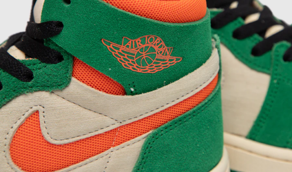 Giày Nike Air Jordan 1 ‘Green Orange’ DV1305-308 - Ảnh 4