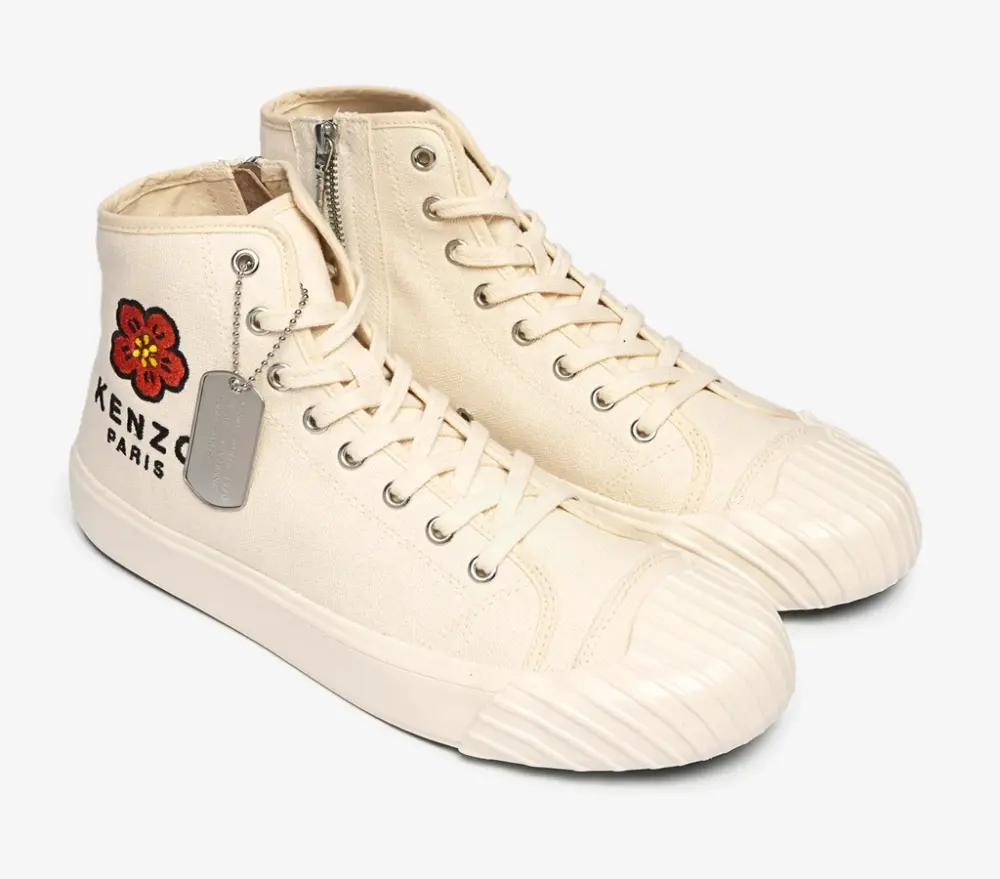 Alternative view of Giày Kenzo Kenzoschool High-top ‘Cream’ FC65SN020F73