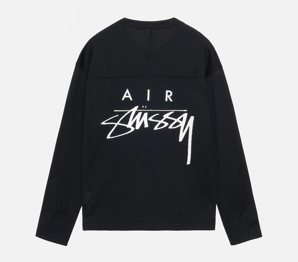 Áo STÜSSY x NIKE DRI FIT MESH JERSEY 'Black' FJ9164-010 - Ảnh 2