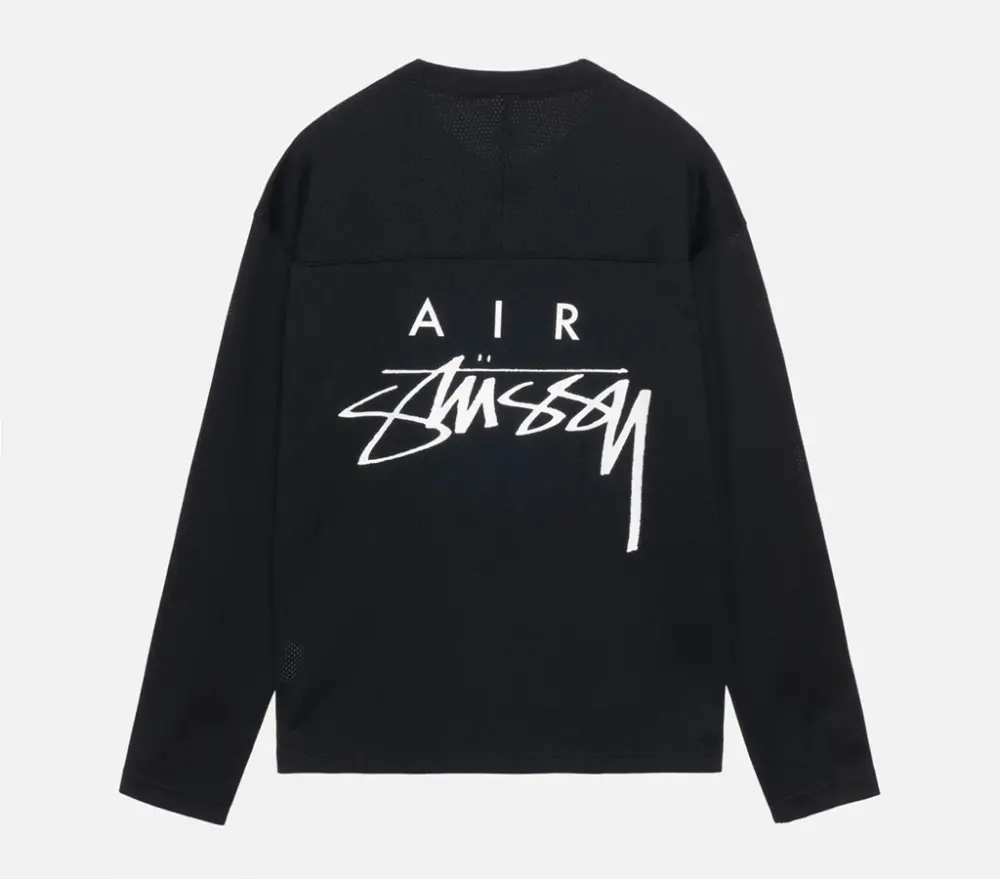 Alternative view of Áo STÜSSY x NIKE DRI FIT MESH JERSEY 'Black' FJ9164-010
