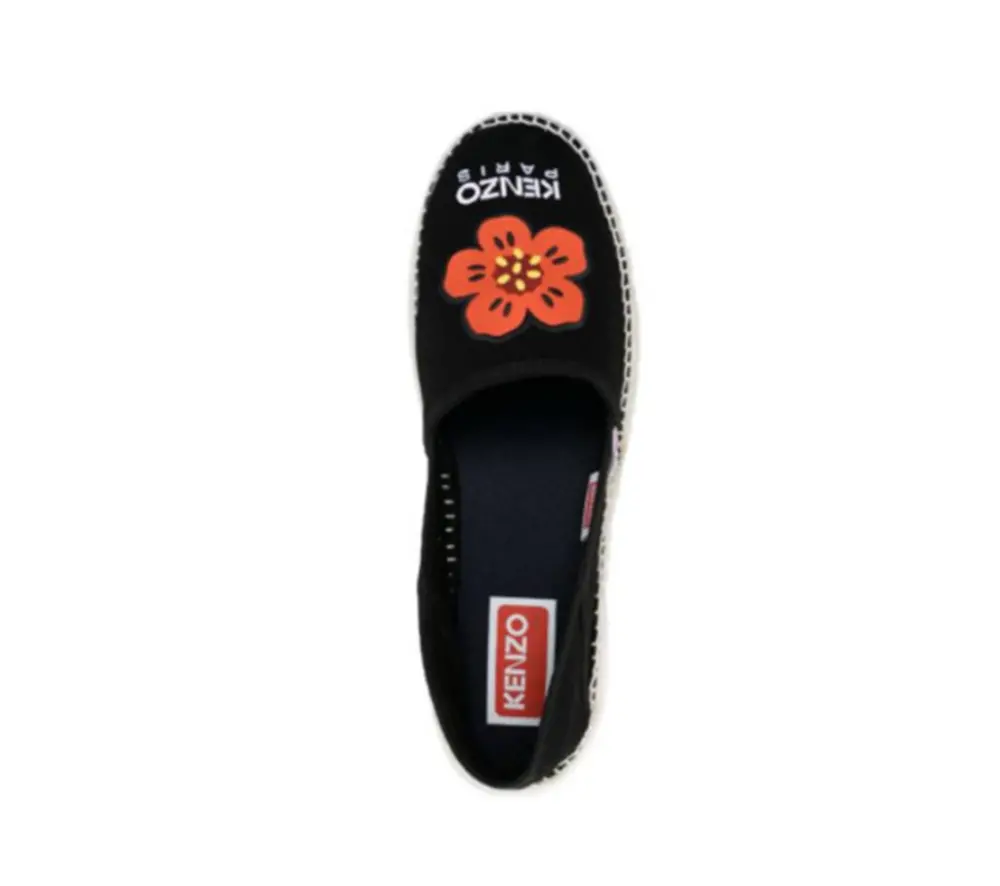 Giày Kenzo Boke Flower Espadrilles ‘Black’ FD65ES020F76-99 - Ảnh 4
