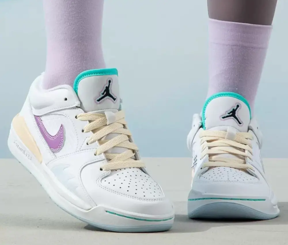 Giày Nike Air Jordan Stadium 90 'White Purple' FV3624-151 - Ảnh 3