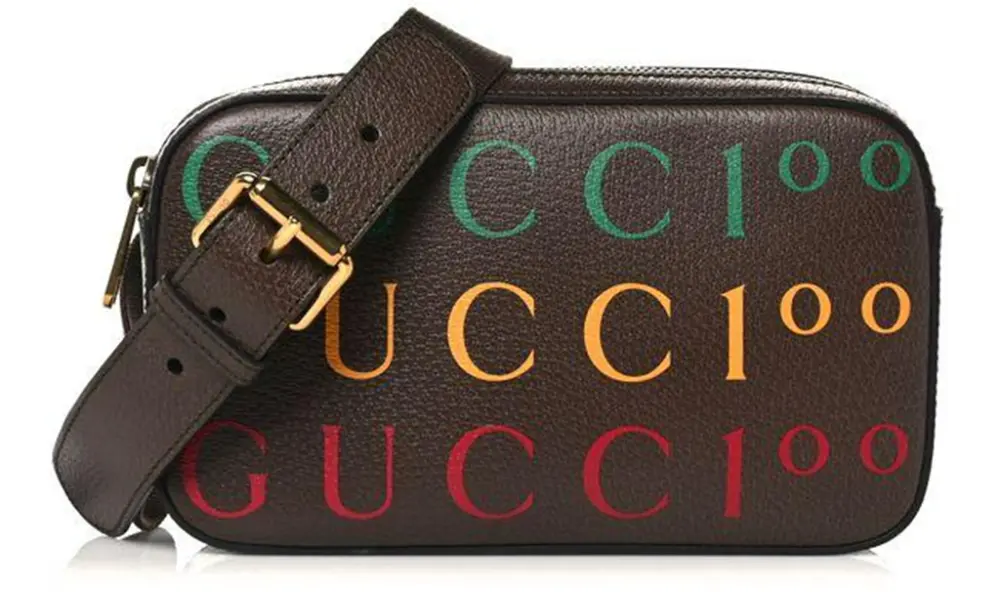 Túi Gucci 100th Anniversary Waist ‘Brown’ 602695-ULGBT-2592 - Ảnh 5