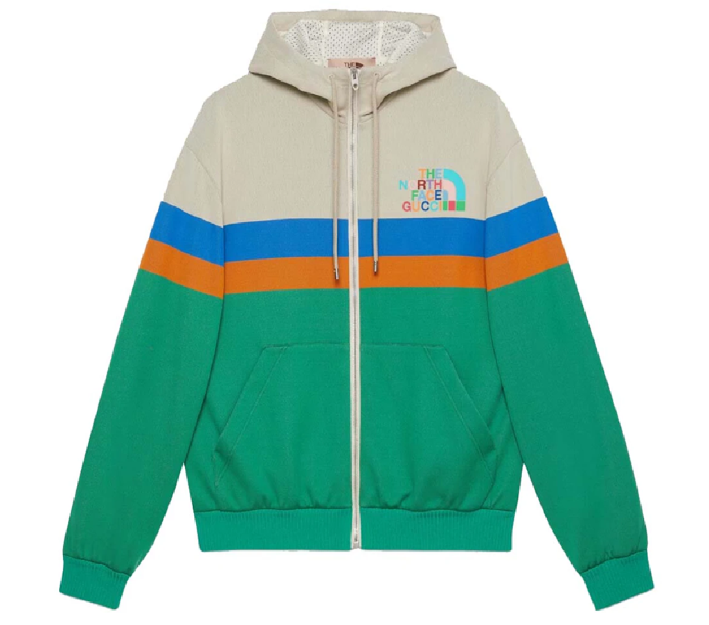 Áo Gucci x The North Face Hooded Jacket ‘Green’ 675542-XJDWR-9172