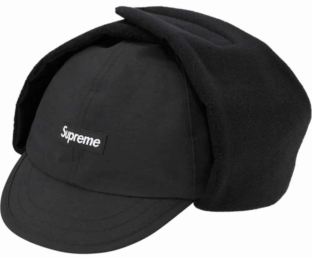 Mũ Supreme Gore-Tex Earflap Cap Black - 23FW