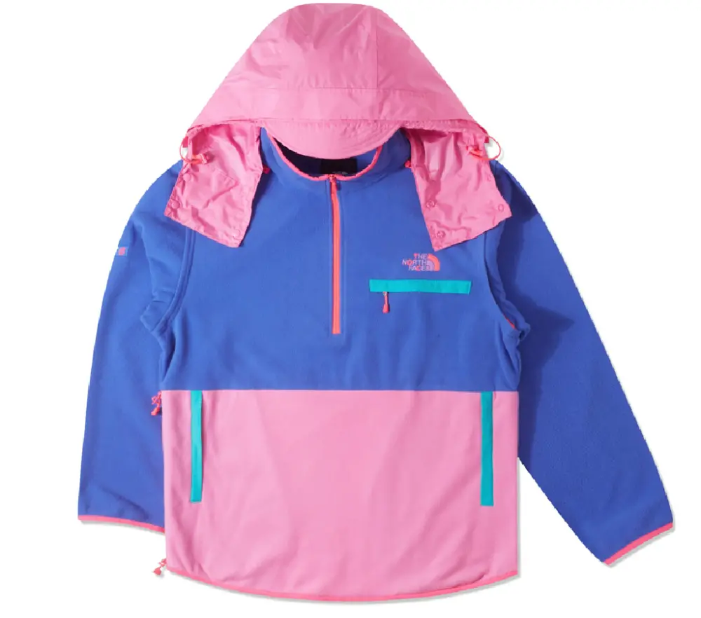 Áo The North Face x CLOT SS24 Half-zip Jacket 'Pink Blue' NF0A8AHB-9IR