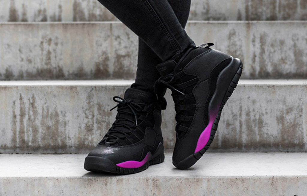 Giày Nike Air Jordan 10 Retro GG 'Purple Fade' 487211-017 - Ảnh 2