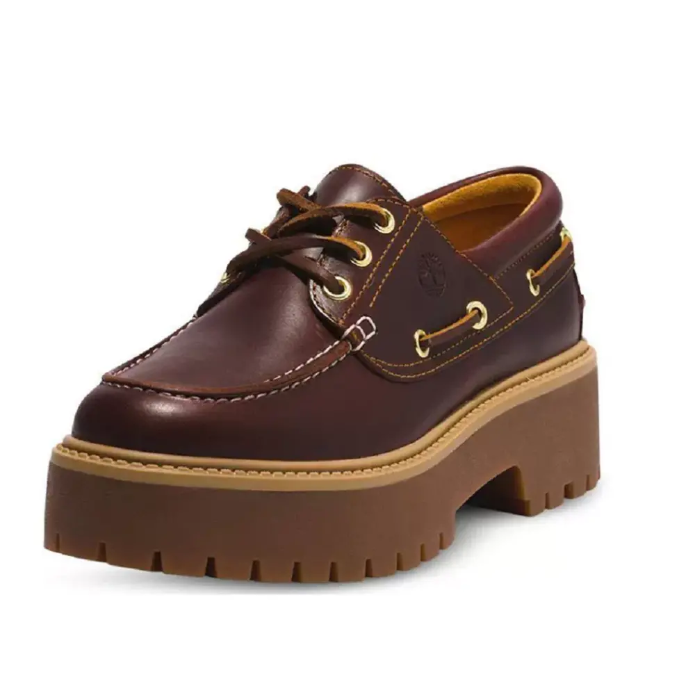 Giày Timberland Low-Cut Thick-Soled Classic Outdoor 'Brown' A2QDMW - Ảnh 3