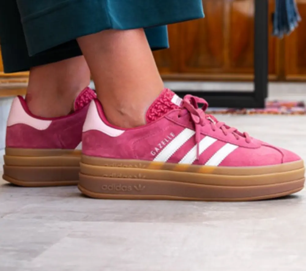 Giày Adidas Gazelle Bold ‘Wild Pink’ ID6997 - Ảnh 3