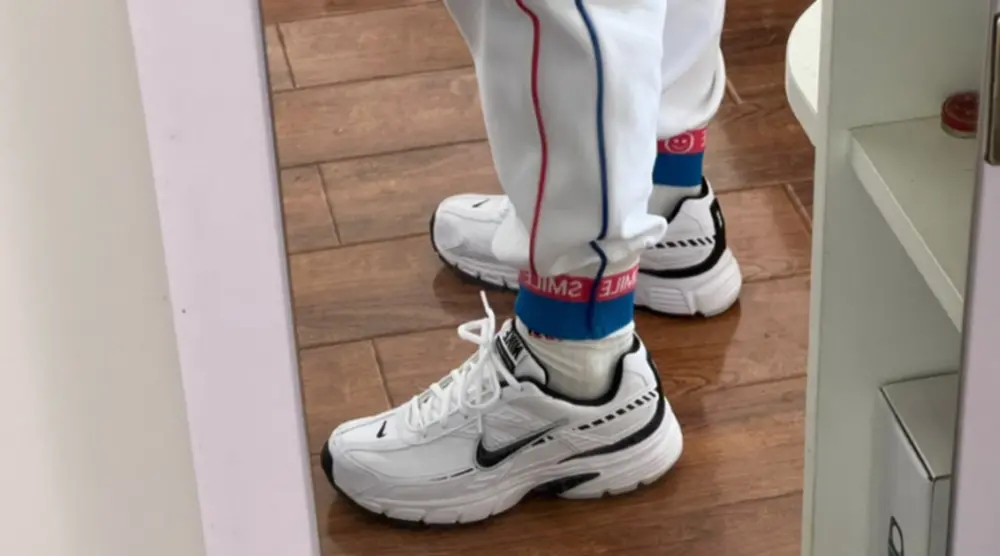 Giày Nike Initiator ‘White Black’ 394055-100 - Ảnh 4
