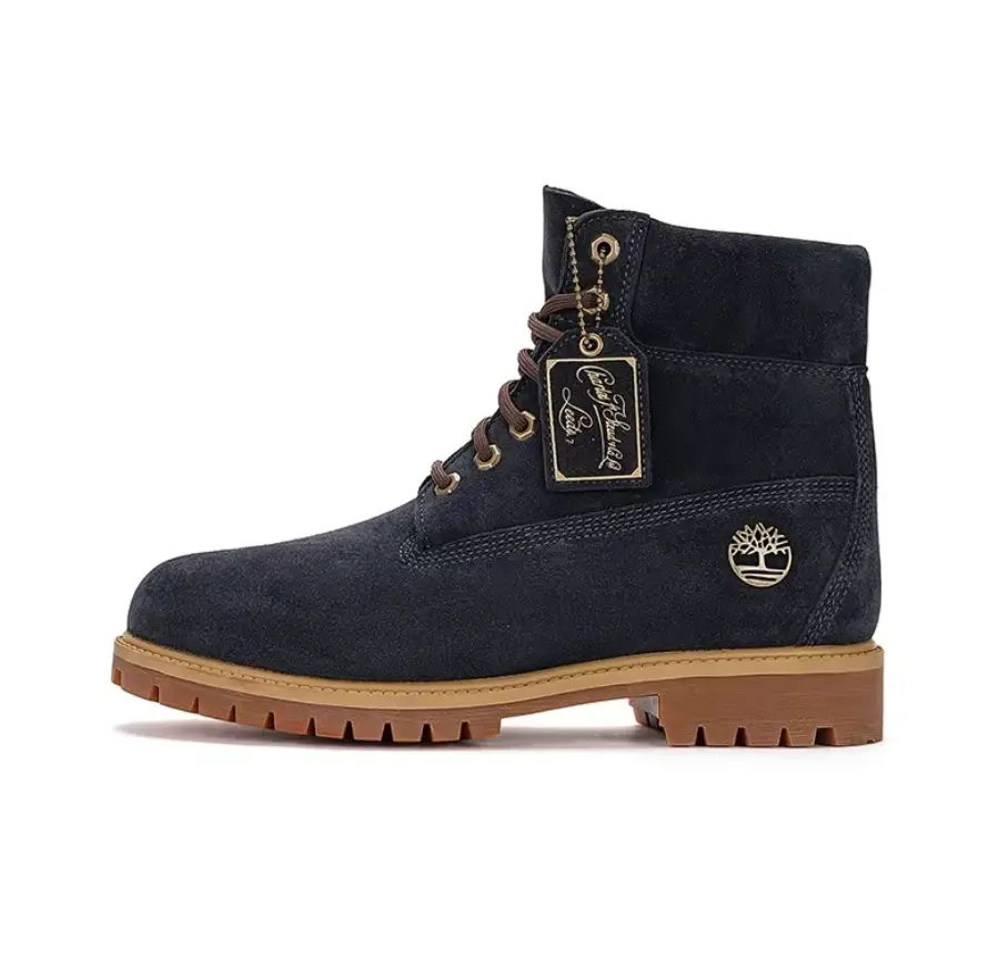 Giày Timberland Leather Warm Hight-to Waterproof Dark Blue A6821W - Ảnh 5