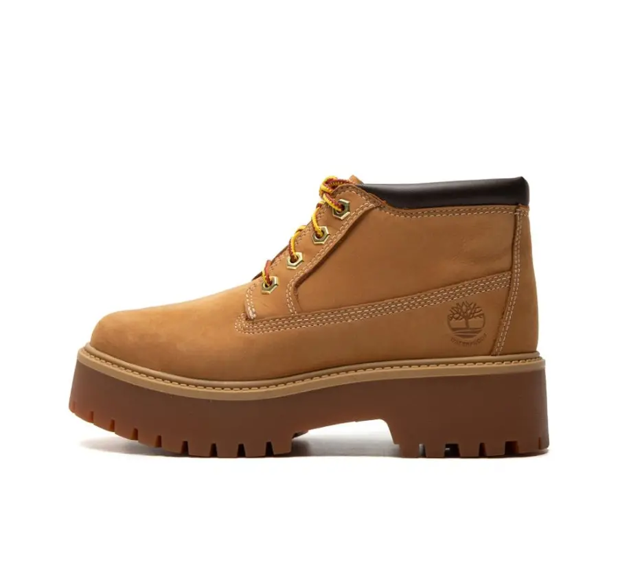 Giày Timberland Shock Absorption Heightening Brown TB0A5RF9M231 - Ảnh 4