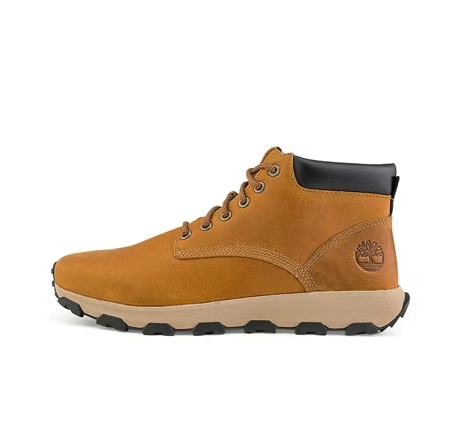 Giày Timberland Leather Closure Mid-Top Wheat Colour A5Y7HW - Ảnh 3