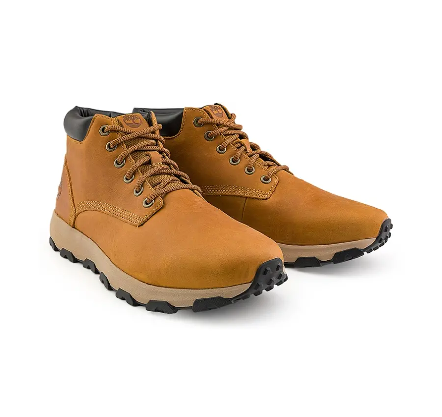 Giày Timberland Leather Closure Mid-Top Wheat Colour A5Y7HW - Ảnh 4