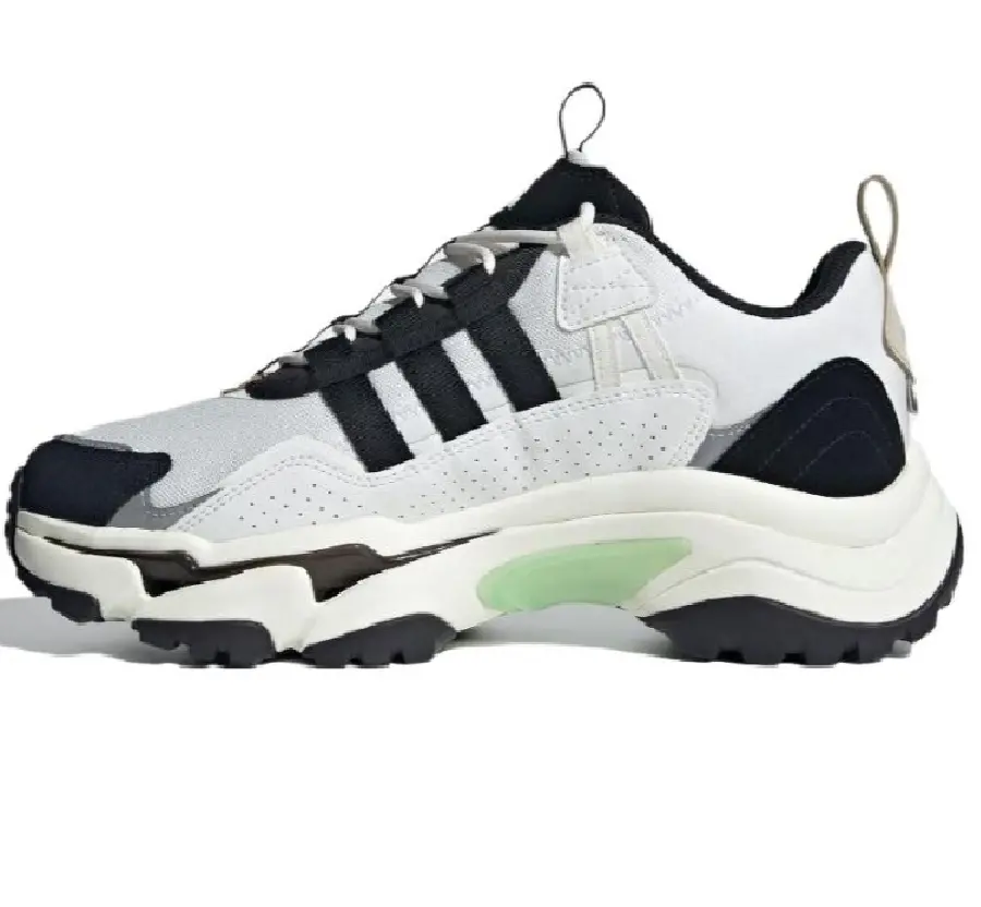 Alternative view of Giày Adidas Comfortable Shock-Absorbing Black and White IG2238