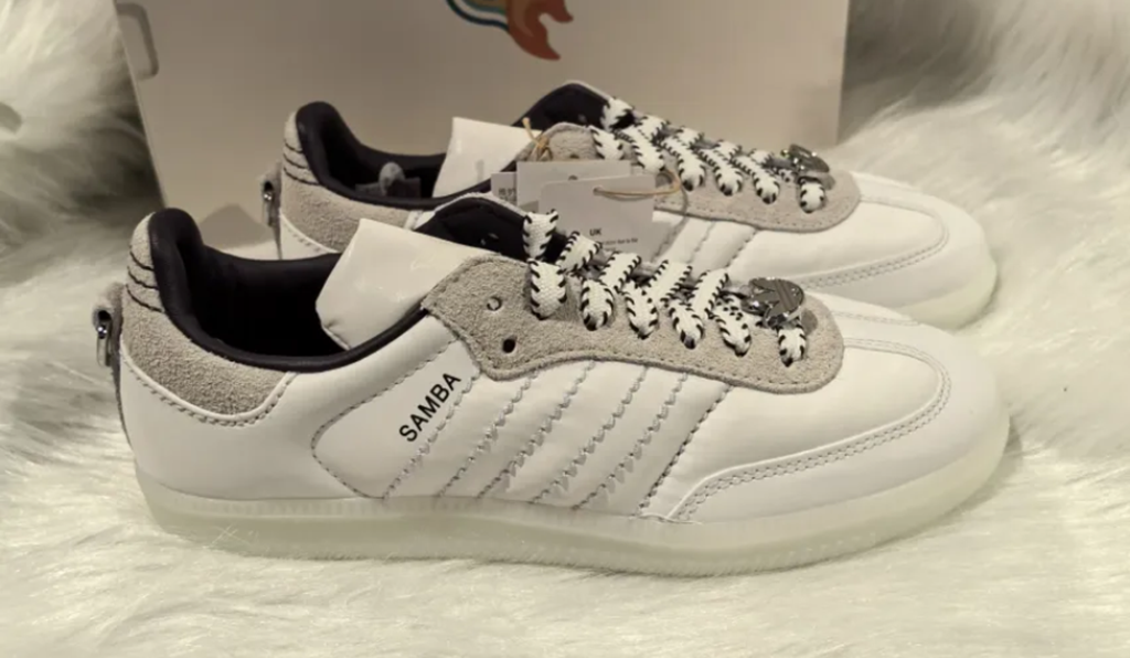 Giày Adidas Fefei Ruan x Samba 'White' ID3654 - Ảnh 5