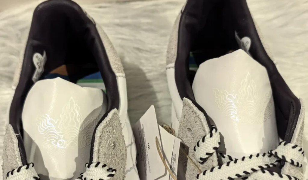 Giày Adidas Fefei Ruan x Samba 'White' ID3654 - Ảnh 2