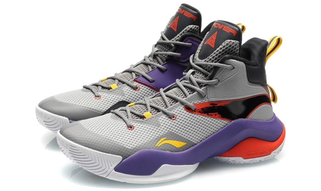 Giày Li-Ning Power 7 'Grey Purple' ABPQ041-3 - Ảnh 3