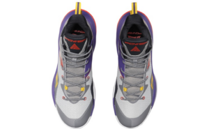 Alternative view of Giày Li-Ning Power 7 'Grey Purple' ABPQ041-3