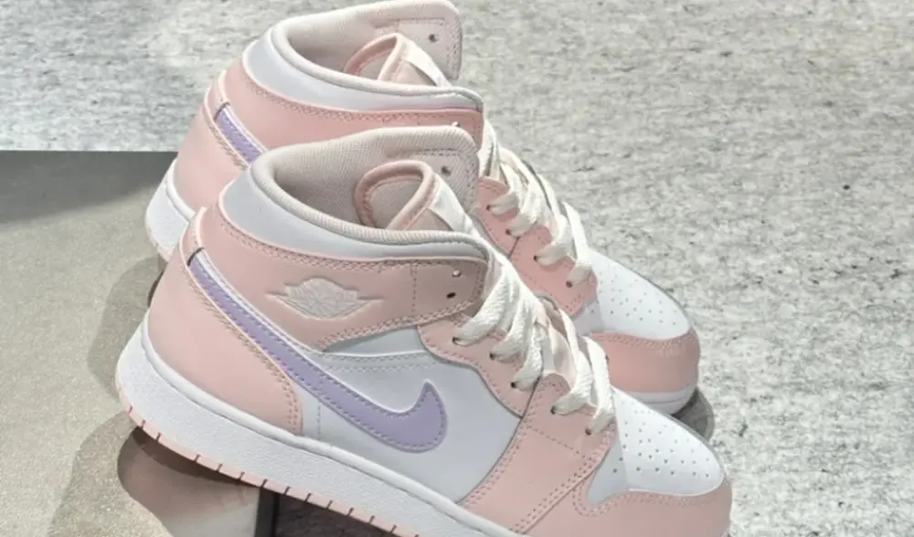 Giày Nike Air Jordan 1 Mid 'Pink Wash' FD8780-601 - Ảnh 3