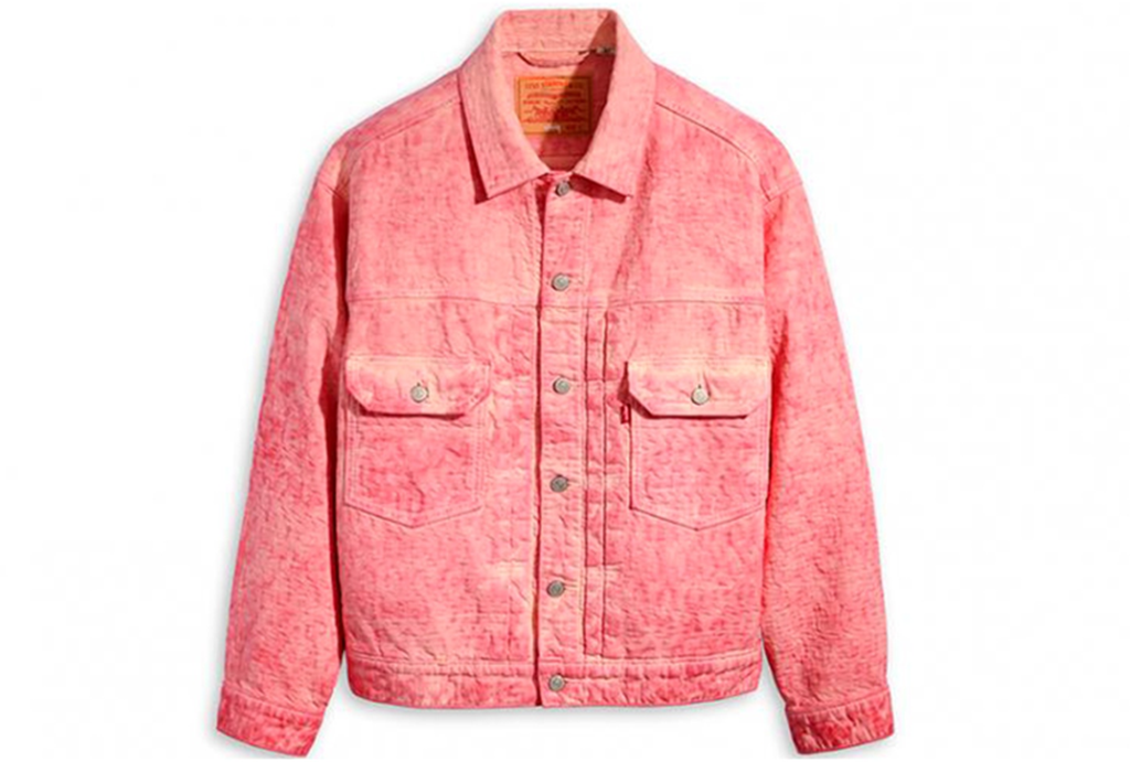 Áo Stussy x Levi's Jacquard Trucker Jacket Pink A52160000
