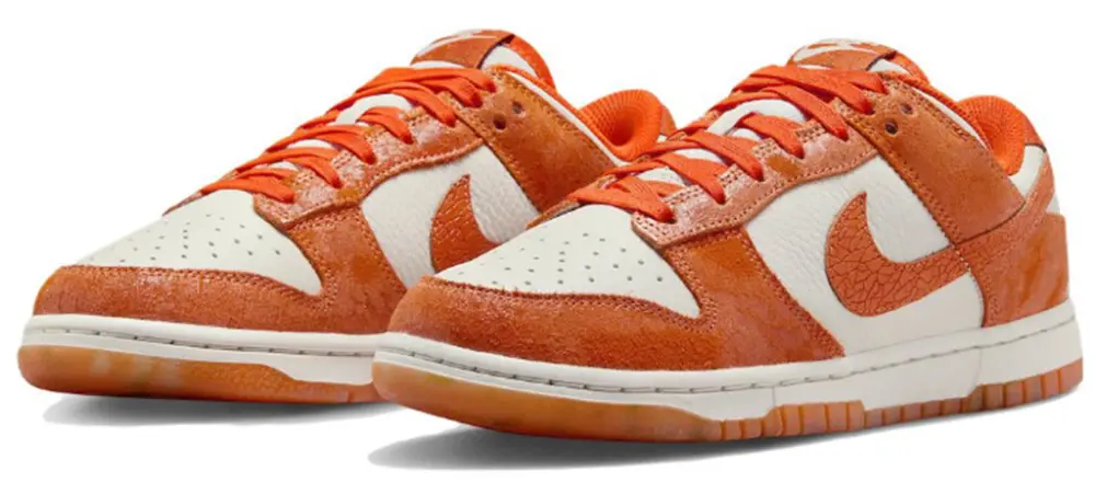 Alternative view of Giày Nike Dunk Low 'Cracked Orange' FN7773-001