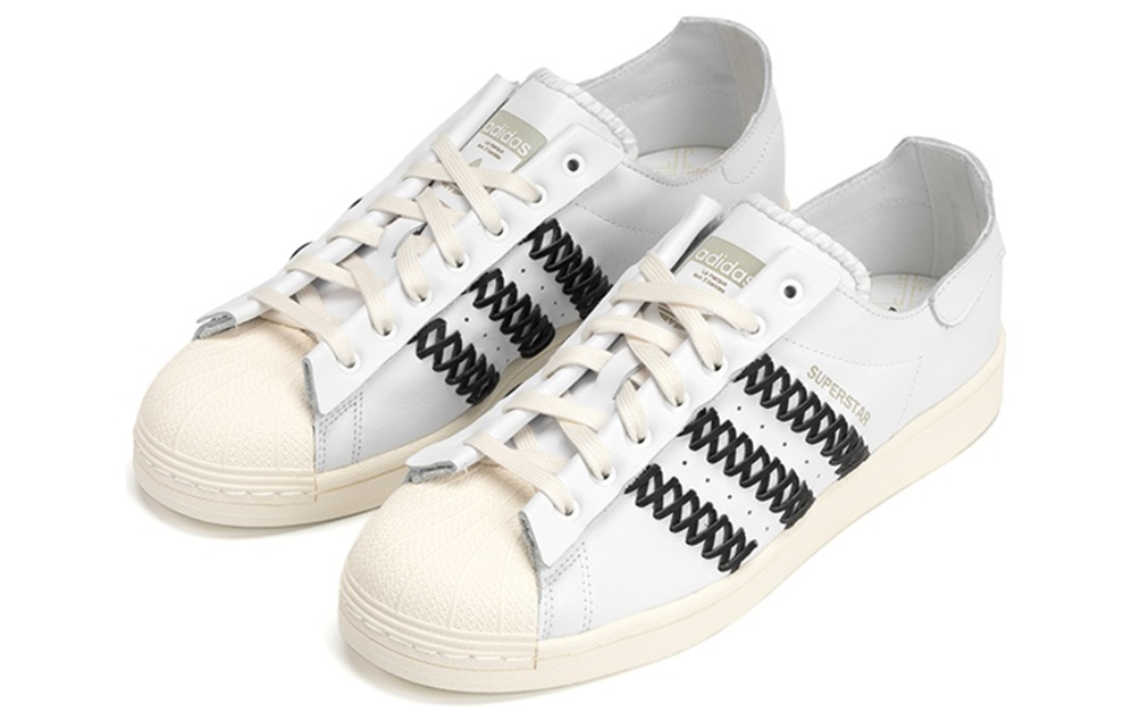 Giày Adidas Superstar FOOT INDUSTRY 'Cream White Black' HQ7011 - Ảnh 5
