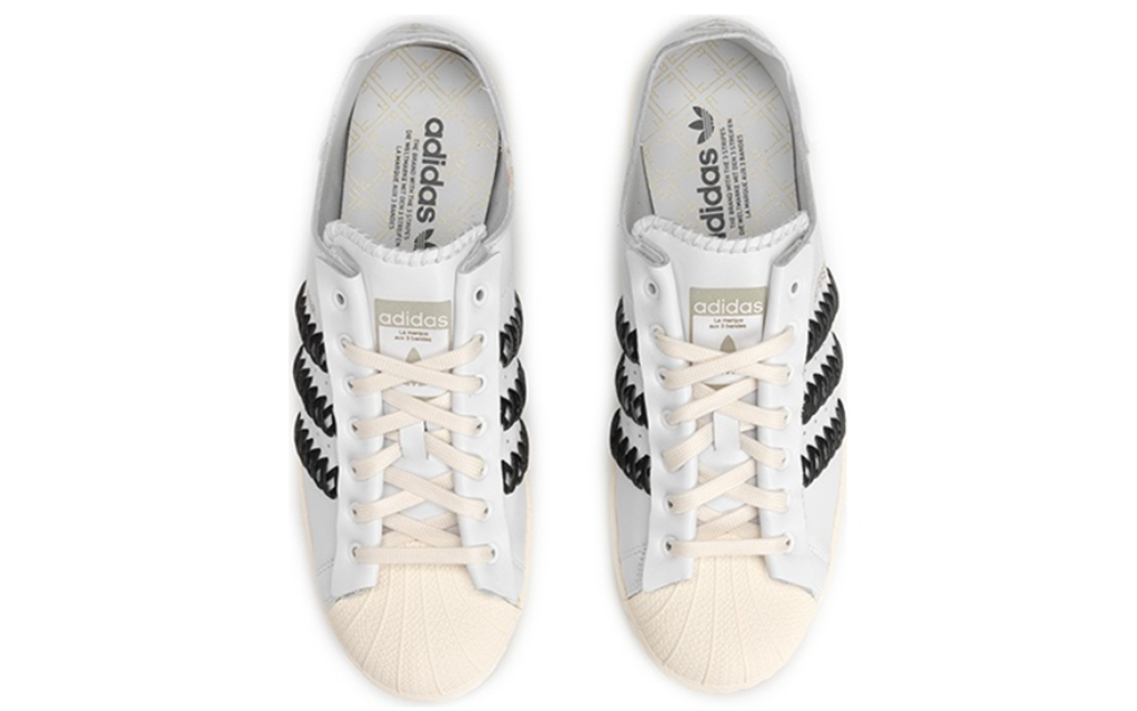 Giày Adidas Superstar FOOT INDUSTRY 'Cream White Black' HQ7011 - Ảnh 2