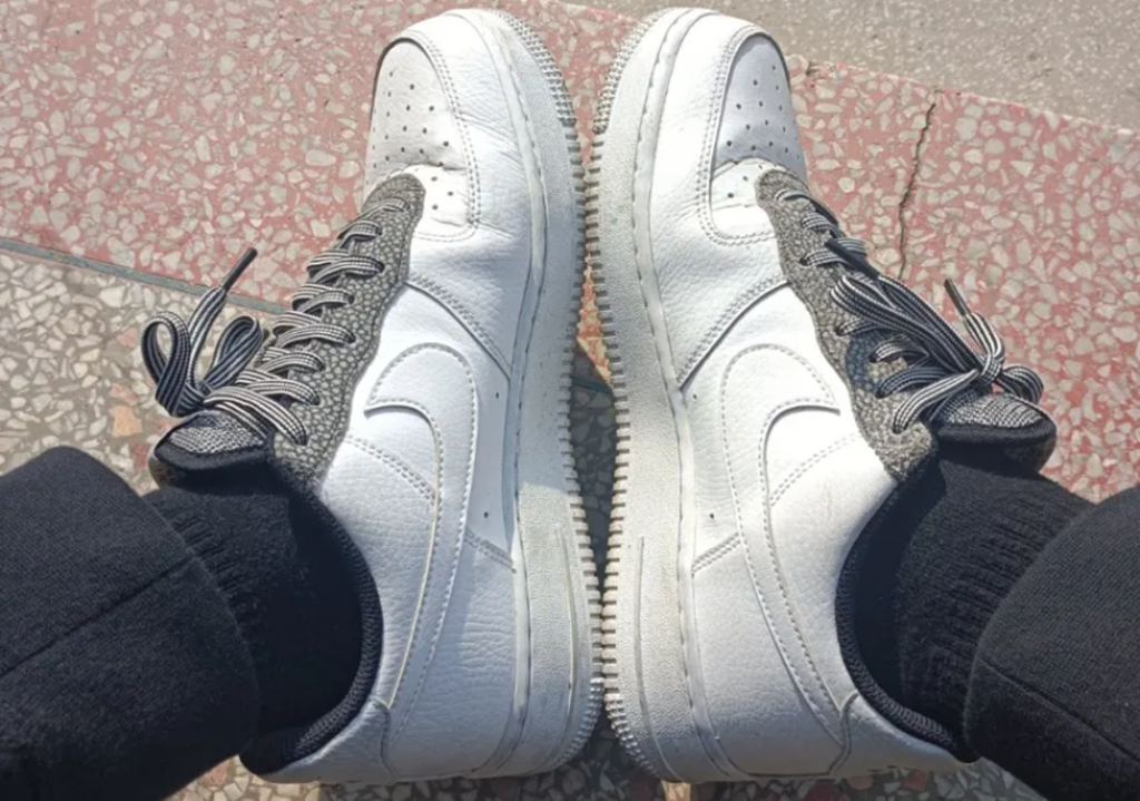 Giày Nike Air Force 1 '07 LV8 'White & Cool Grey' CK4363-100 - Ảnh 4