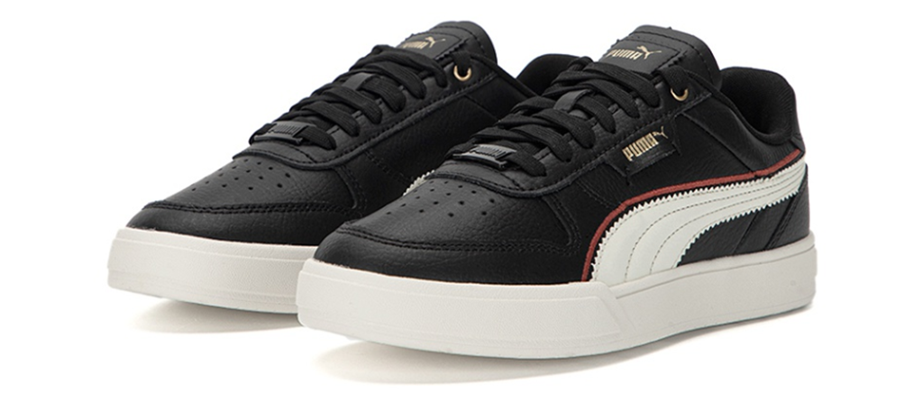 Giày Puma Caven Dime FC 'Black Grey Intense Red' 386380-02 - Ảnh 4