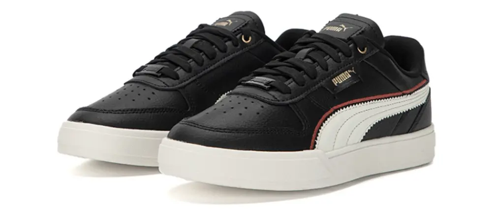 Giày Puma Caven Dime FC 'Black Grey Intense Red' 386380-02 - Ảnh 4