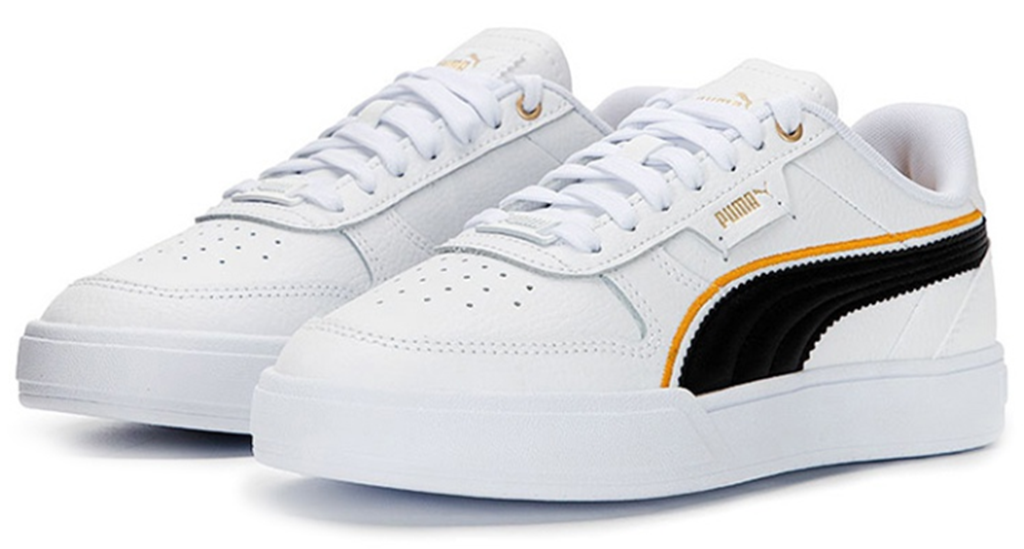 Giày Puma Caven Dime FC 'White Black Gold' 386380-01 - Ảnh 2