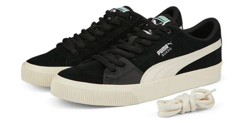 Alternative view of Giày Puma Suede Skate Nitro OG 'Black Whisper White' 386600-01