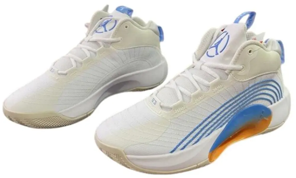 Giày Nike Jordan Jumpman 2021 'White Blue' FD9908-141 - Ảnh 3