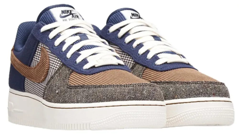 Alternative view of Giày Nike Air Force 1 '07 Premium 'Tweed Corduroy' FQ8744-410