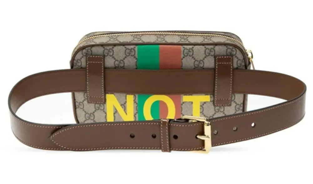 Túi Gucci Fake Not Print Coated Canvas Belt ‘Beige’ 602695-2GCAG-8280 - Ảnh 4