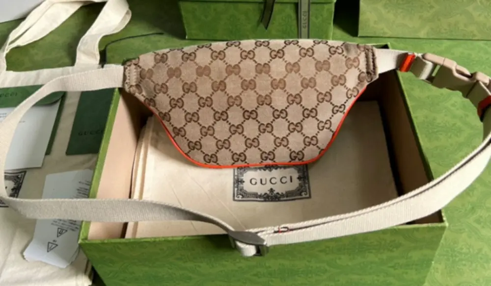 Alternative view of Túi Gucci x The North Face Belt Bag ‘Beige Ebony’ 650299-GY5UN-8895