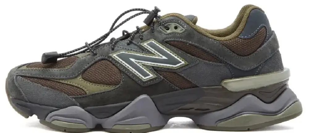 Giày New Balance 9060 Blacktop Dark Moss U9060PH - Ảnh 4