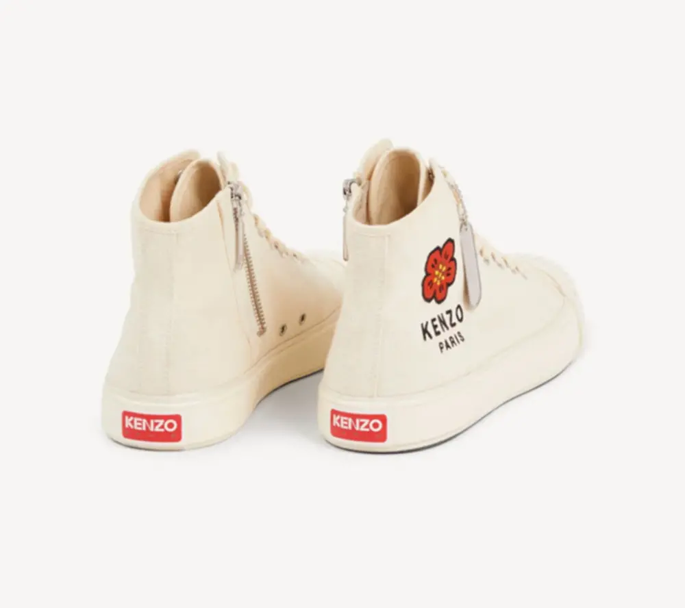 Giày Kenzo Kenzoschool High-top ‘Cream’ FC65SN020F73 - Ảnh 3