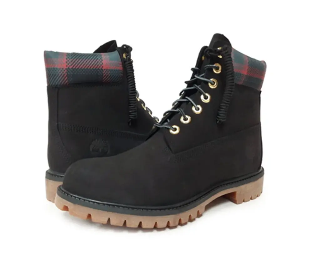 Giày Timberland Premium 6-Inch Waterproof Boot 'Black Nubuck' A2FGA - Ảnh 4